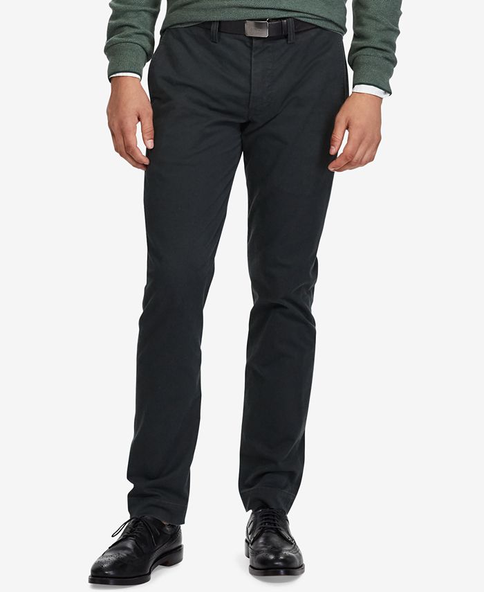 Polo Ralph Lauren Men's Stretch Straight Fit Bedford Chino Pants - Macy's