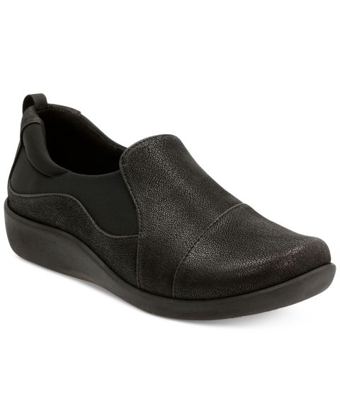 Женские балетки Clarks Cloudsteppers Sillian Paz, цвет: Чёрный