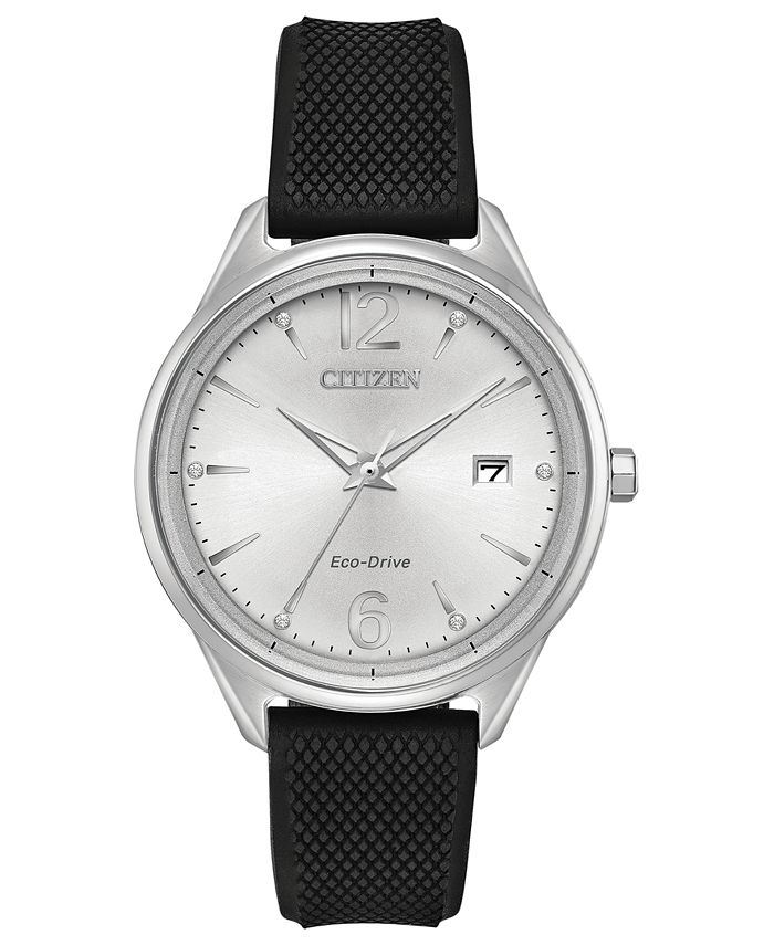 citizen eco drive silicone strap