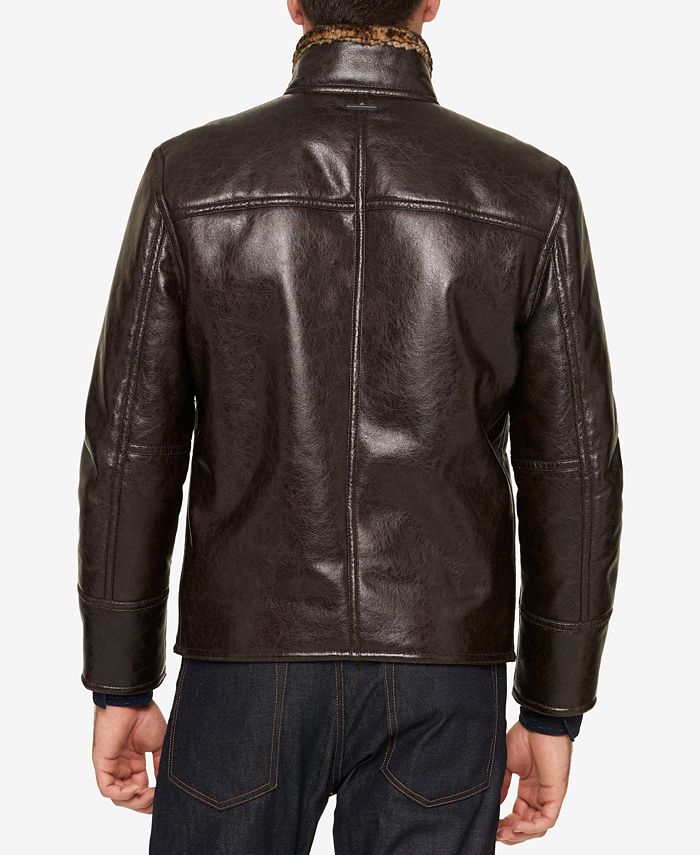 Marc New York Men's Vintage Faux Leather Jacket Macy's