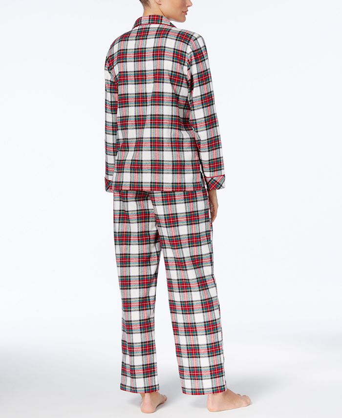 Macy's charter club flannel hot sale pajamas
