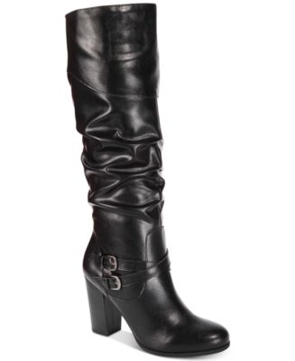 Style & Co Sophiie Ruched Dress Boots, Created for Macy's & Reviews ...