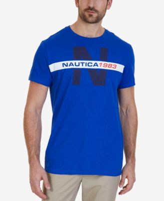Nautica - Men's Big & Tall 1983 Heritage Graphic-Print T-Shirt