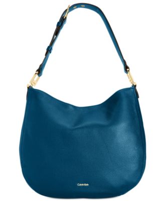 Calvin Klein Large Pebble Hobo & Reviews - Handbags & Accessories -