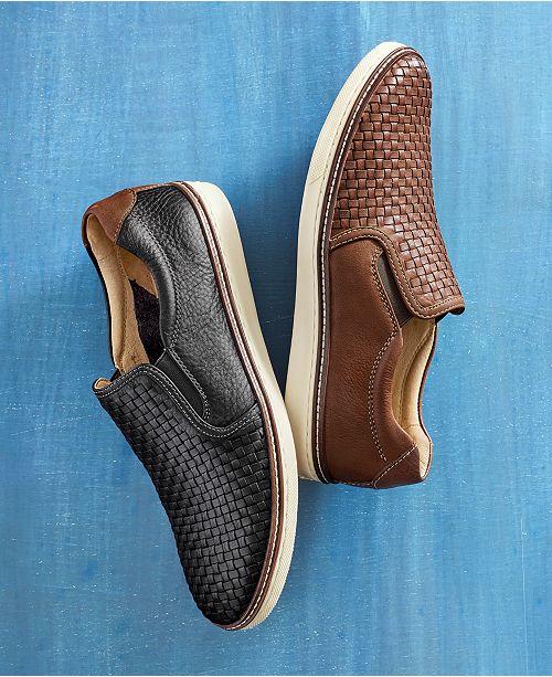 Johnston Murphy Men S Mcguffey Woven Slip On Loafers Reviews