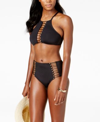 kenneth cole high neck swimsuit