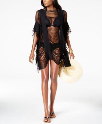 fringe swim cover up