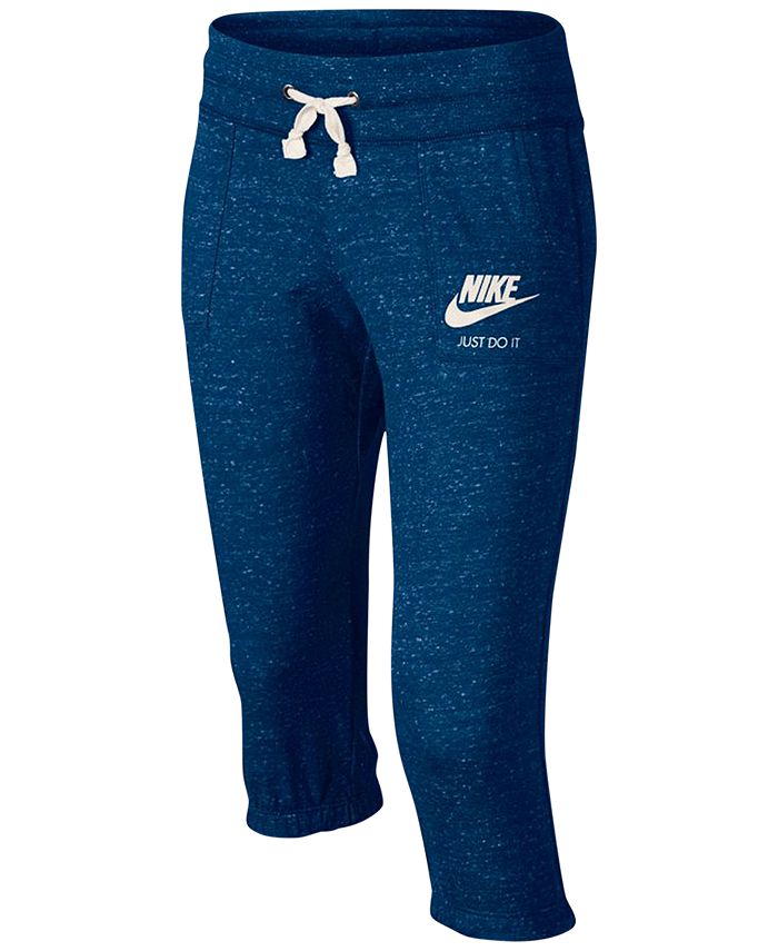 Nike Sportswear Gym Vintage Capri Pants, Big Girls - Macy's