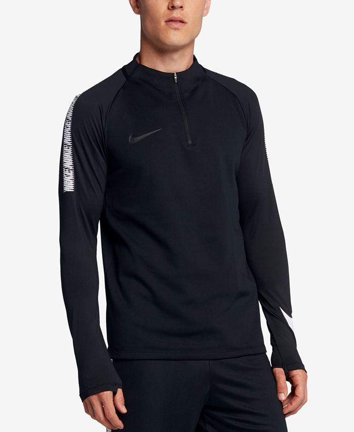 Nike Men's Dry Squad Soccer QuarterZip Shirt Macy's