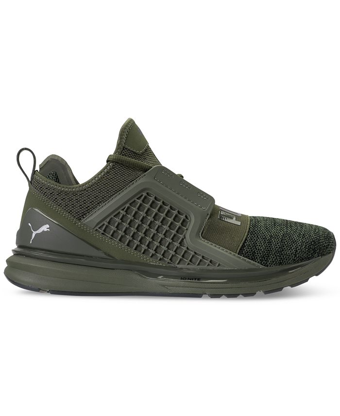 Puma Men's Ignite Limitless Knit Casual Sneakers from Finish Line - Macy's