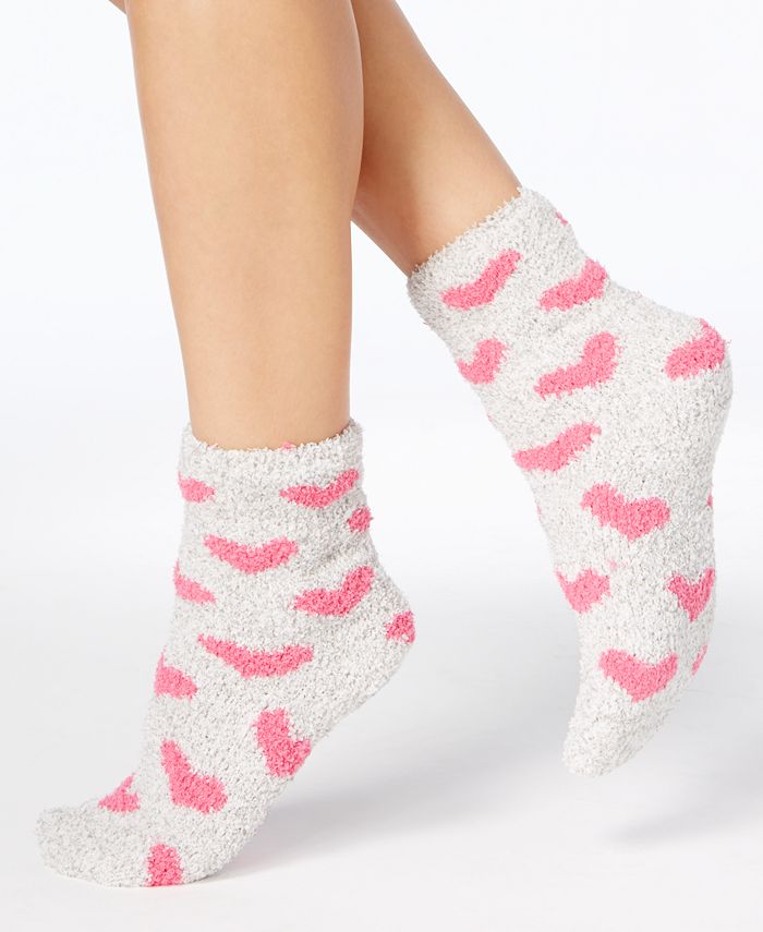 Charter Club Women's Supersoft Hearts Butter Socks, Created for Macy's ...