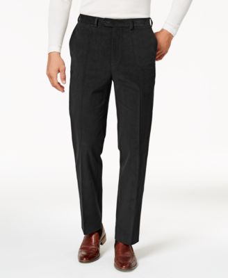 black slim work pants