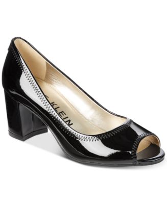 Anne klein meredith store peep toe pumps