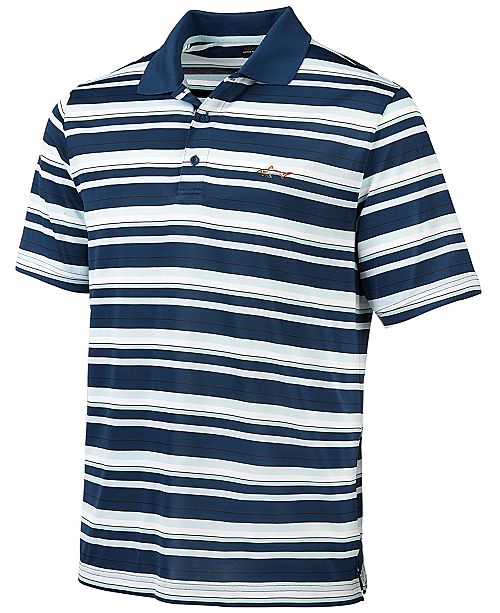 Greg Norman Men's Striped Polo, Created for Macy's & Reviews Polos