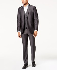 Gray Classic Fit Men's Suits - Macy's