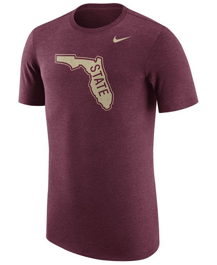 Nike Men's Florida State Seminoles Vault Logo Tri-Blend T-Shirt - Macy's