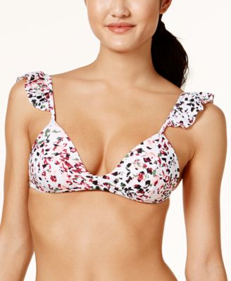Hula Honey - Cheetah Swirl Ruffled Push-Up Bikini Top