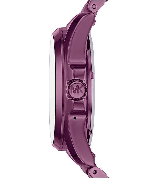 michael kors bradshaw smartwatch plum
