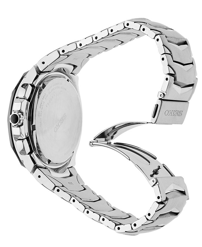 seiko coutura men's steel bracelet chronograph watch
