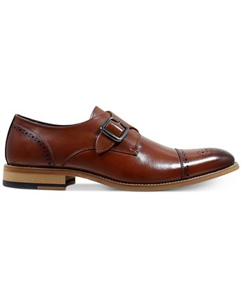 Stacy Adams Men's Duncan Cap-Toe Single Monk Strap Shoes, Created for ...
