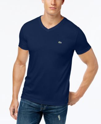Men’s Classic V-Neck Soft Pima Cotton Tee Shirt 