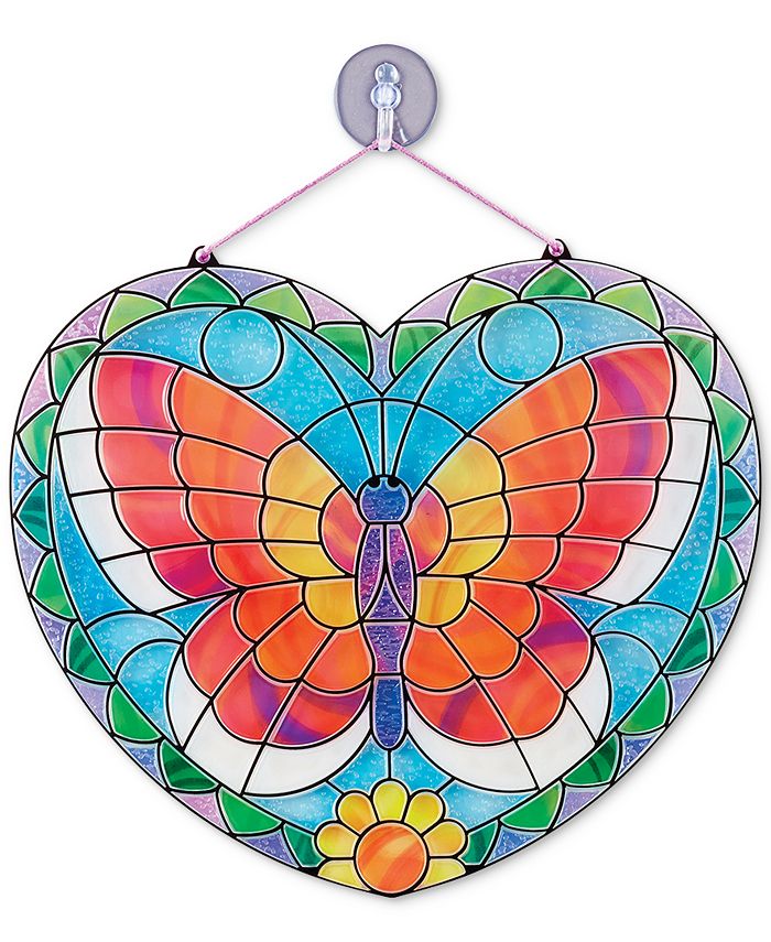 Melissa and Doug Melissa & Doug Stained Glass Made Easy Butterfly Set