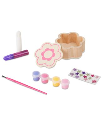 Melissa and Doug Melissa & Doug Decorate-Your-Own Wooden Flower Chest