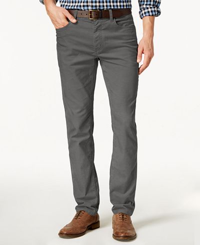 Tommy Hilfiger Men's Custom-Fit Corduroy Pants - Pants - Men - Macy's