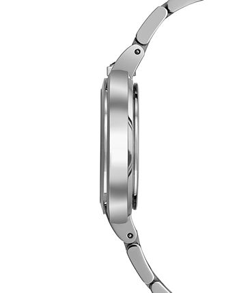 Bulova - Women's Rubaiyat Diamond-Accent Stainless Steel Bracelet Watch 35mm