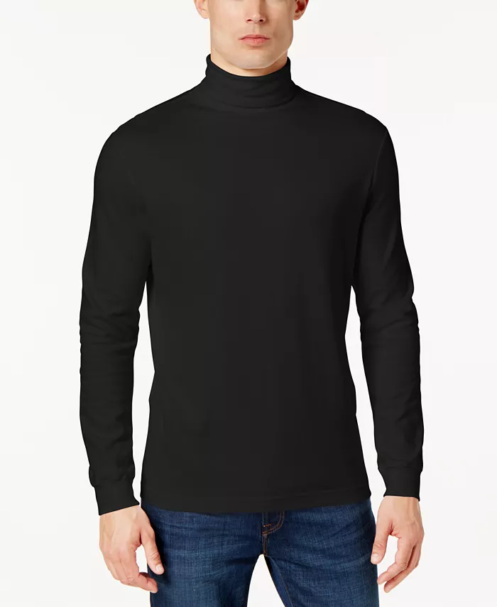 Men's Solid Turtleneck Shirt - thumbnail 4