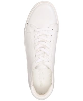 kenneth cole white leather sneakers