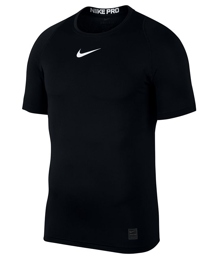 R droogte neus Nike Men's Pro Dri-FIT Fitted T-Shirt - Macy's