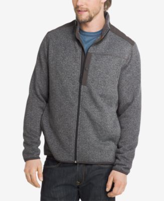 G.H. Bass & Co. Men's Herringbone Sweater Jacket - Macy's