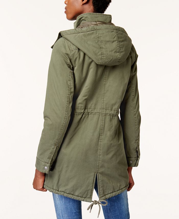 Levi's Hooded Utility Jacket & Reviews - Jackets & Blazers - Women - Macy's