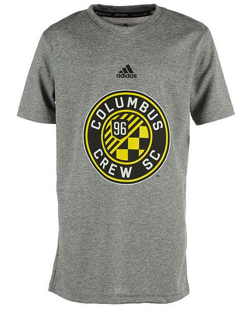 Adidas Columbus Crew Sc Primary Logo Climalite T Shirt Big Boys 8 20 Reviews Sports Fan Shop By Lids Men Macy S