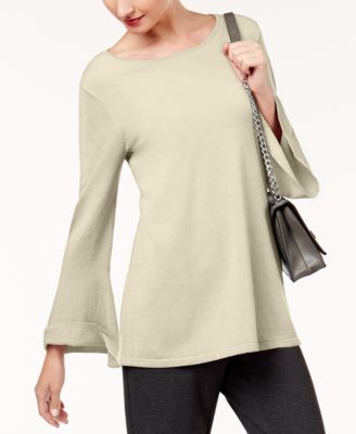Alfani - Bell-Sleeve Tunic Sweater