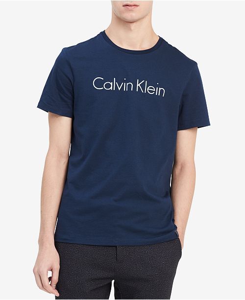 Calvin Klein Men&#39;s Logo T-Shirt - T-Shirts - Men - Macy&#39;s