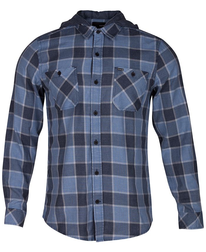 Hurley Men's Landon Hooded Shirt - Macy's