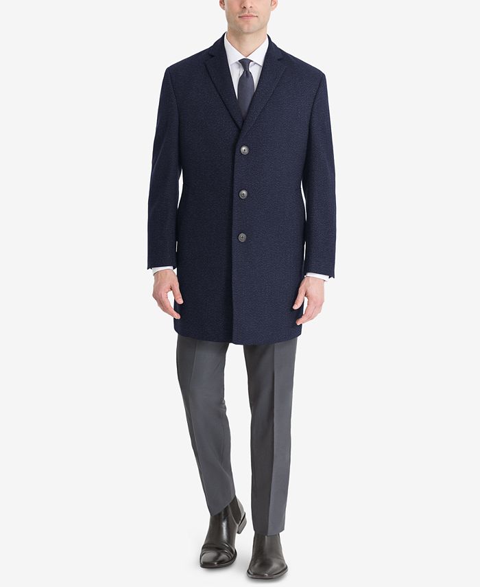Calvin Klein Men's Prosper X-Fit Overcoat - Macy's