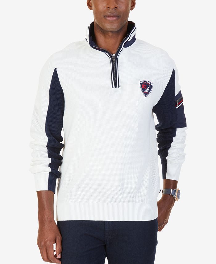Nautica Men s Thermal Waffle Knit Sweater Macy s