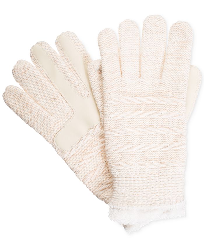 Isotoner Signature Women's smarTouch® Textured Knit Gloves Macy's