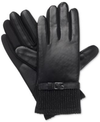 Isotoner Signature - Women's SleekHeat&trade; smarTouch&reg; Buckled Gloves