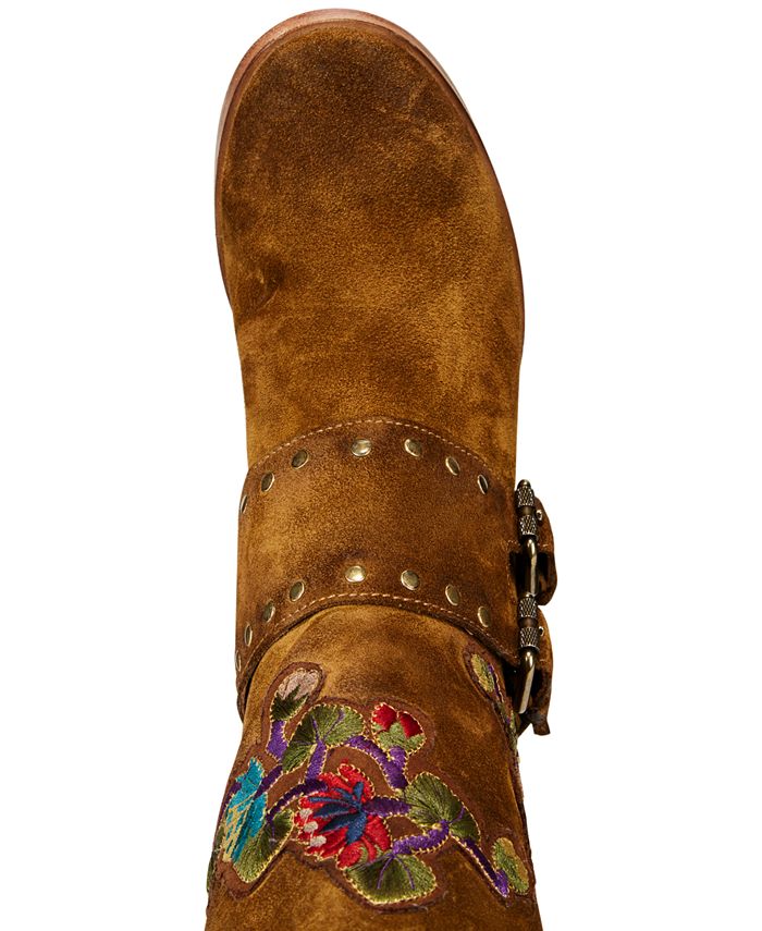Frye Women s Nova Flower Riding Boots Macy s