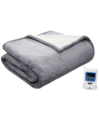 Electric Reversible Plush to Berber Throw, 60'' x 70''