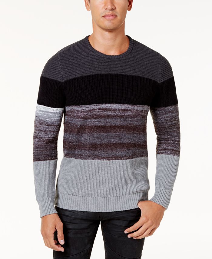 INC International Concepts I.N.C. Men's Pieced Sweater, Created for ...