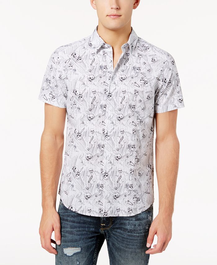 Guess skull shirt on sale