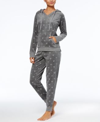 Jenni - Printed Velour Pajama Set
