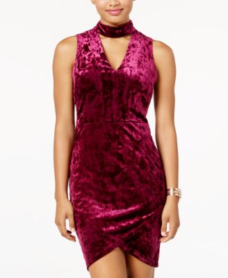 macys velvet dresses