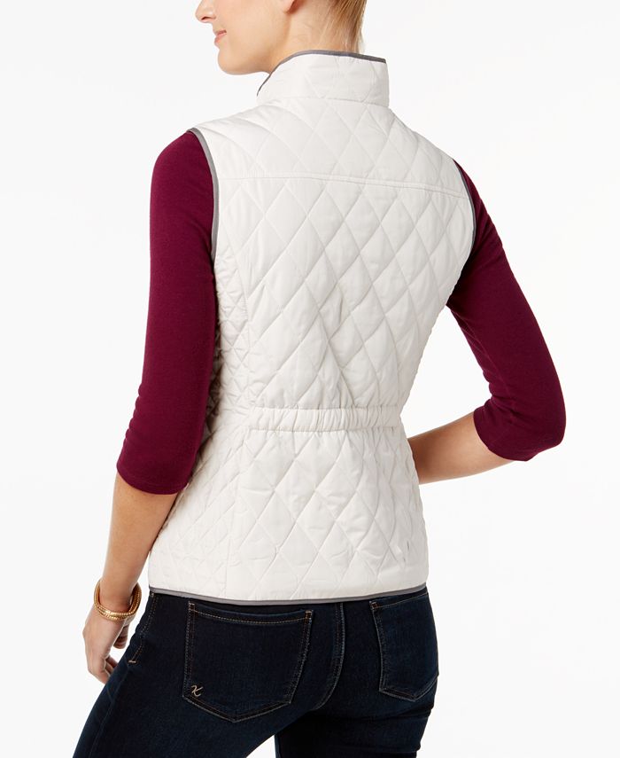 Charter Club Petite Quilted Vest, Created for Macy's Macy's
