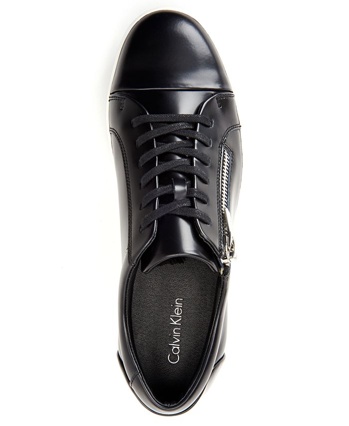 calvin klein ibrahim leather sneaker